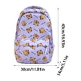 thumbnail image 3 of School Backpack for Teens Cute Capybara Print Backpack Large Capacity Laptop Bag Casual Commute Travel Daypack, 3 of 5