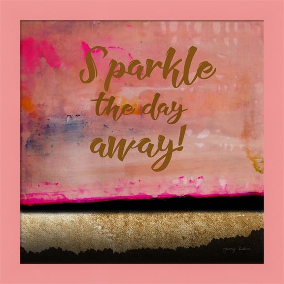Great Art Now Sparkle the Day Away by Tammy Kirshnir, Framed Wall Art, 14W x 14H