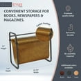 thumbnail image 3 of Designstyles Desktop Magazine Holder \u2013 Free Standing Floor, Desk and Table Top Storage and Display Stand - Books, Newspapers, Files, Folders \u2013 Decorative Design for Home or Office, 3 of 5