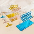 8Pcs Coat Hanger Polymer Clay Soft Pottery Earrings Stand Organizer