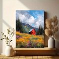 thumbnail image 6 of Red Kite Flying Canvas Wall Art，Elegant Bird Decor for Living Room Bedroom Office Hallway Dining Room, 6 of 8
