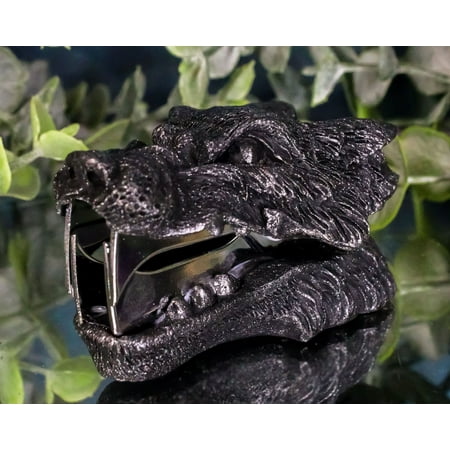Ebros Werewolf Head Staple Remover Desktop Office Stationery Essentials 2.75"L