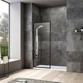 thumbnail image 3 of Vinnova 313034-WR-MB 34 x 74 in. Arcos Framed Fixed Glass Panel, Matte Black, 3 of 9