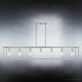 thumbnail image 5 of Luxury Scandinavian Indoor Chandelier, 9.75''H x 52.00''W, with Modern Style Elements, Modern Farmhouse Design, Brushed Nickel Finish, UQL3230, 5 of 6