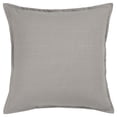 thumbnail image 1 of HomeRoots 403143 Gray Solid Color Flange Edge Throw Pillow, 1 of 1