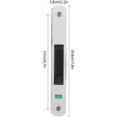 thumbnail image 2 of Hongchun Sliding Door Lock - Household Stainless Steel Sliding Door Window Single Lock Hardware Fittings, 2 of 5