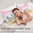 thumbnail image 5 of Cartoon Dinosaur Body Pillow Covers 20"x54", Just A Girl Who Loves Dinosaurs Cute Animals Soft Brushed Microfiber Breathable Throw Pillow Covers, Pillowcase with Zipper for Couch Sofa Bedroom, 5 of 9