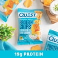 thumbnail image 6 of Quest Original Style Protein Chips, Cheddar & Sour Cream, 19g of protein, 8 Pack, 6 of 8