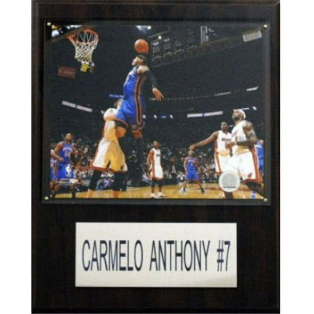 C & I Collectables 1215CANTHONY NBA Carmelo Anthony New York Knicks Joueur Plaque