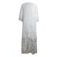 thumbnail image 5 of Vestido de longitud media de malla de empalme de manga media de color sólido casual de moda de verano para mujer Fridja  bnh1547, 5 of 6