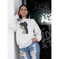 thumbnail image 2 of Heavenly Hair Iii. Sweatshirt Women -Annie Warren Designs, Female 3X-Large, 2 of 4