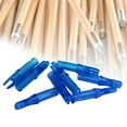 thumbnail image 1 of 100pcs Archery  Nock Durable Plastic Insert  Nocks Light Weight  Nocks Replacement For Archery Bow, 1 of 8