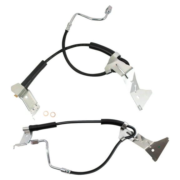 TRQ Front Brake Hose Set BLA63837 Fits Select 2005-2007 Ford F-250 Super Duty , 2005-2007 Ford F-350 Super Duty
