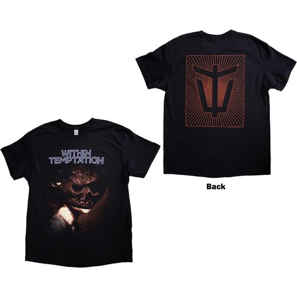 Within Temptation T-Shirt pour Adulte à Imprimé « Bleed Out » au Dos Simple