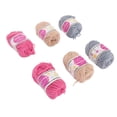 thumbnail image 2 of 6 piezas de hilo de crochet de diferentes colores, brillante, suave, multiusos, para máquina de tejer para niños y principiantes., 2 of 14