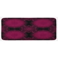 thumbnail image 1 of Purple Mandala Kitchen Mat, Psychedelic Digital with Baroque Rococo Indie Design, Plush Decorative Kitchen Mat with Non Slip Backing, 47" X 19", Maroon Magenta, by Ambesonne, 1 of 1