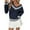 DT--Navy, variant on DailyTrove Women's Preppy V-Neck Top, Long Sleeve, Casual Office & School Wear, Warm Wool Blend, Plus Size Friendly