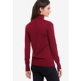 thumbnail image 2 of ellos Women's Plus Size Turtleneck Sweater - 22/24, Black, 2 of 5