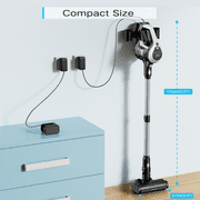 MOOSOO YC1 Cordless Stick Vacuum Cleaner with Smart Digital Display, 18Kpa Suction for Pet Hair, Hard Floors & Low-Pile Carpets