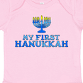 thumbnail image 4 of Inktastic My First Hanukkah with Menorah Boys or Girls Baby Bodysuit, 4 of 5