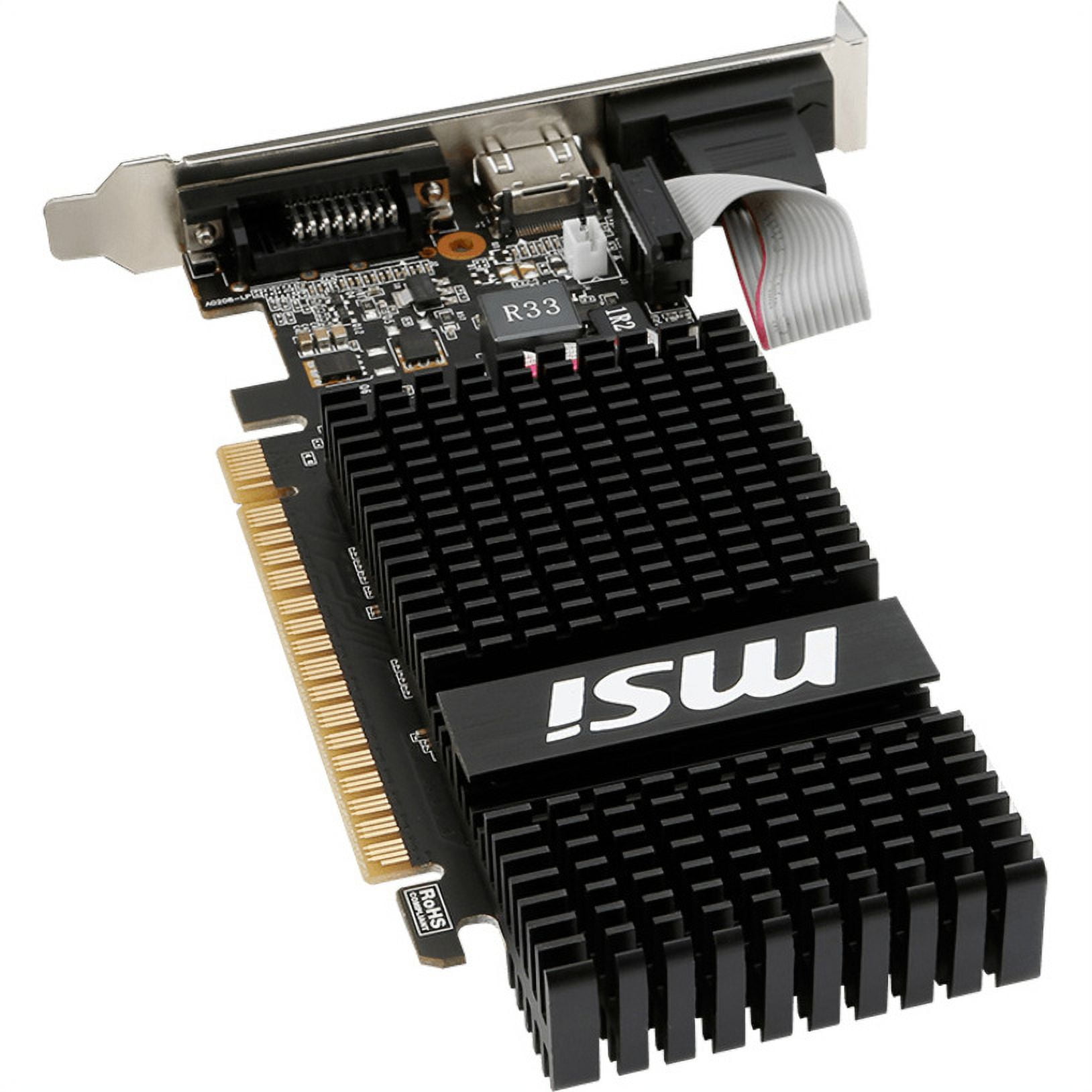 MSI NVIDIA GeForce GT 720 Graphic Card, 1 GB DDR3 SDRAM, Low-profile 