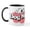 White/Black Inside, variant on CafePress - Snoopy Dog Mom - 11 oz Ceramic Mug - Novelty Coffee Tea Cup