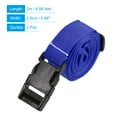 thumbnail image 2 of Uxcell 2m Adjustable with Quick Release Buckle Luggage Straps, Blue 2 Pack, 2 of 5