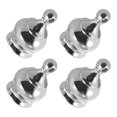 thumbnail image 1 of Raindrops 4pcs Lamp Toppers Screw on Decorative Zinc Alloy Finials for Lighting, 1 of 7