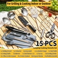 thumbnail image 3 of Camping Essentials Accessories Camping Gear Must Haves, Cooking Utensils Set Rv Camping Kitchen Backpacking Supplies Camper Gadgets Outdoor Hiking Travel Picnic Gifts, 3 of 9