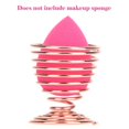 thumbnail image 2 of Juego de esponja y soporte para licuadora de maquillaje, sin látex (dorado), esponja de maquillaje, cojín de aire, soporte para huevos de belleza, 2 of 5