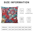 thumbnail image 6 of BANET Bright Floral Indoor, Outdoor Accent Throw Pillowcase 20x20in, 6 of 6