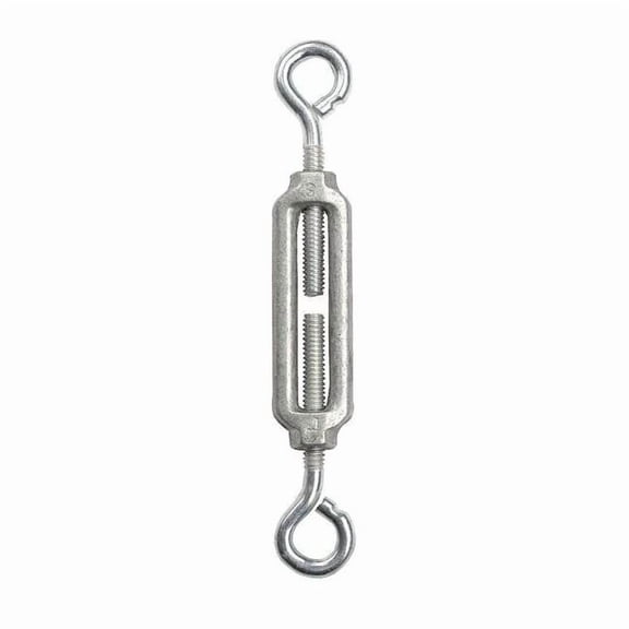 Chicago Hardware Turnbuckle,Eye & Eye,Aluminum,3/8-16 In 05120 0