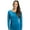Teal, variant on Women Thermal Top Shirt Base Layer for Cold Weather, White 2X