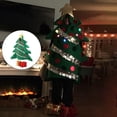 thumbnail image 4 of Disfraz de árbol de Navidad Hugo con Cubrezapatos para Adultos Traje de Cosplay, 4 of 7