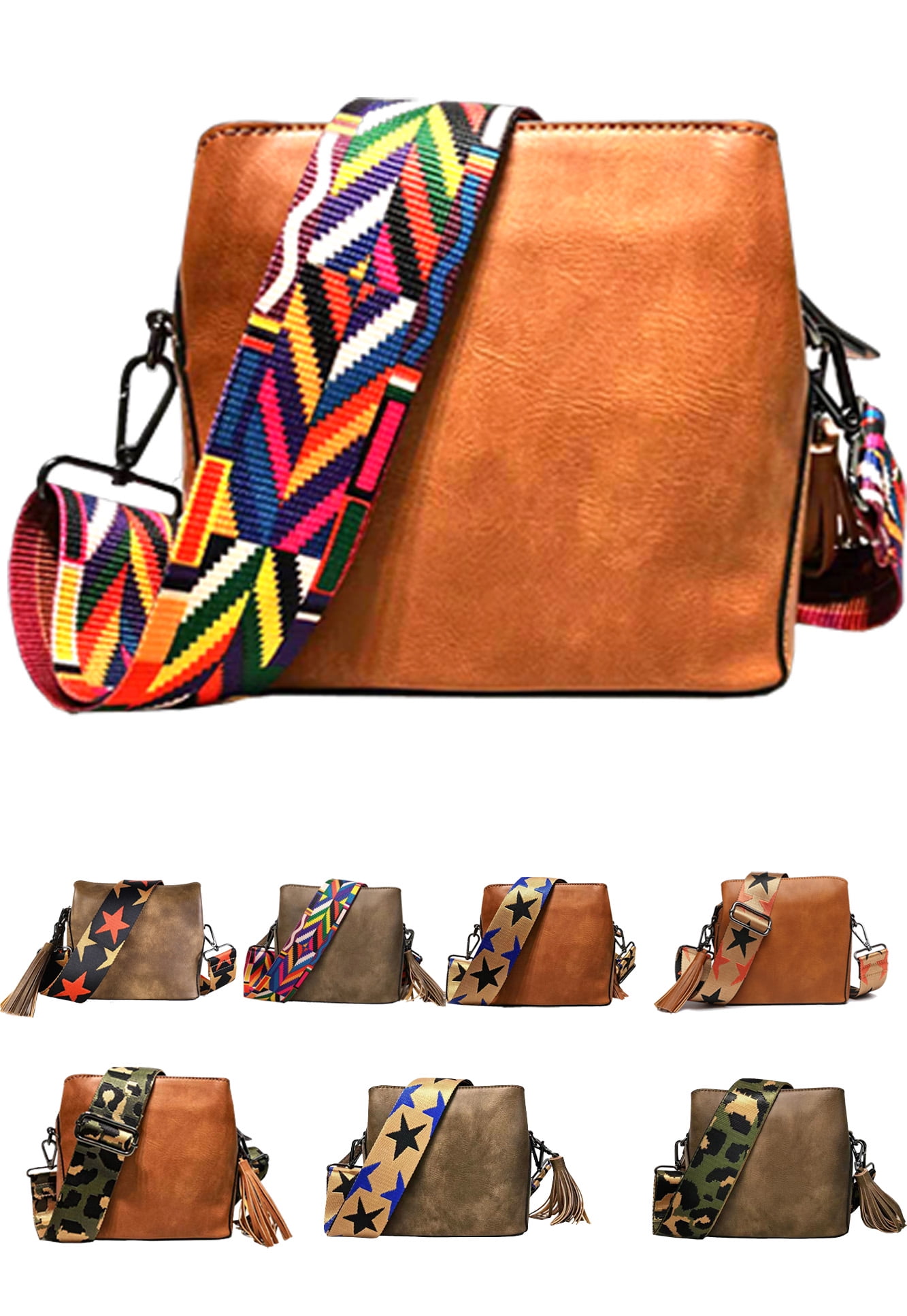 Small Crossbody Bag for Women Mini Shoulder Bag Long Strap Adjustable with Multipockets