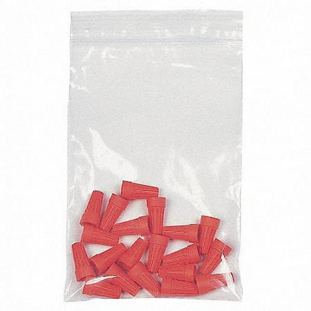 Sim Supply Reclosable Poly Bag Zip Seal PK1000 5CNG5