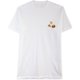 thumbnail image 1 of Jem - Camiseta básica para hombre Food Trinity, color blanco, XXL, 1 of 1