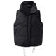thumbnail image 3 of Gibobby Chaleco mujer casual, Chaleco acolchado impermeable sin mangas para mujer, cuello alto con cierre(Negro,G), 3 of 4