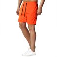 thumbnail image 3 of Abcnature Men's Athletic Shorts, Sports Gym Running Short Pants, Men's versatile 5-minute dry solid color beach sports fitness Shorts, Cargo Casual Hiking Shorts Orange 3XL, 3 of 3