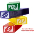 thumbnail image 5 of UNO Stacko Kids Game for Family Night, Matching and Stacking with 45 Colorful Sticks, 5 of 8