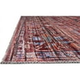 thumbnail image 4 of Rugs.com Maahru Collection Washable Rug – 10 Ft Square Rust Red Low-Pile Rug Perfect For Living Rooms, Kitchens, Entryways, 4 of 7