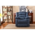 thumbnail image 4 of Nathaniel Home Addison Microfiber Upholsetered Recliner in Blue, 4 of 4