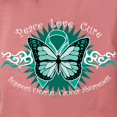 thumbnail image 3 of CafePress - Ovarian Cancer Butterfly T Shirt - Womens Comfort Colors® Shirt, 3 of 4