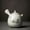 D, variant on 230ml Handmade Cute Cat Pattern Ceramic Kettle Chinese Ru Kiln Side Handle Teapots Travel Portable Filter Tea Pot Home Tea Set