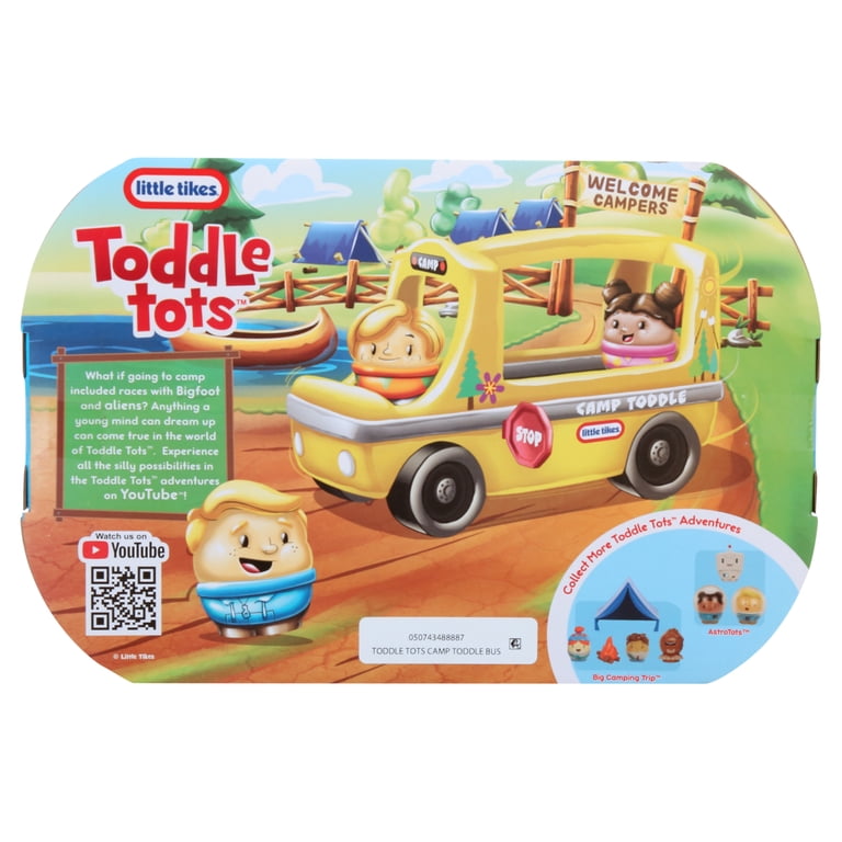 Little Tikes, Toddle Tots Camp Toddle Bus Playset, Yellow, Ages 1