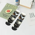 thumbnail image 7 of Naloa Whimsical Owl On Branch Ankle Socks for Women Non Slip Socks No Show Socks Classic Low Cut Casual Socks Casual Socks, 7 of 7