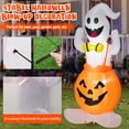 thumbnail image 4 of Costway 5 FT Inflatable Halloween Pumpkin Ghost Blow-up Yard Decoration with LED Lights, 4 of 8