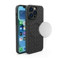 thumbnail image 2 of Nalacover Case for iPhone 14 Pro, Woven Texture Elastic Magnetic Adsorption Phone Cover Compatible with MagSafe Wireless Charging, Slim Lightweight Non-Slip Shockproof Case for iPhone 14 Pro,Black, 2 of 5