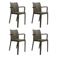 thumbnail image 1 of Ilios Innova | Set de 4 Sillas Solei Gris de Polipropileno con Fibra de Vidrio, Sillas para Comedor, Jardín o Restaurante, Diseño Moderno con Apoyabrazos, Resistentes a la Intemperie y Apilables, 1 of 9
