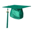 thumbnail image 3 of Shiny Emerald Green Graduation Cap  Tassel, 3 of 7